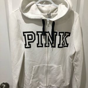 PINK Full Sleeve Zip-up